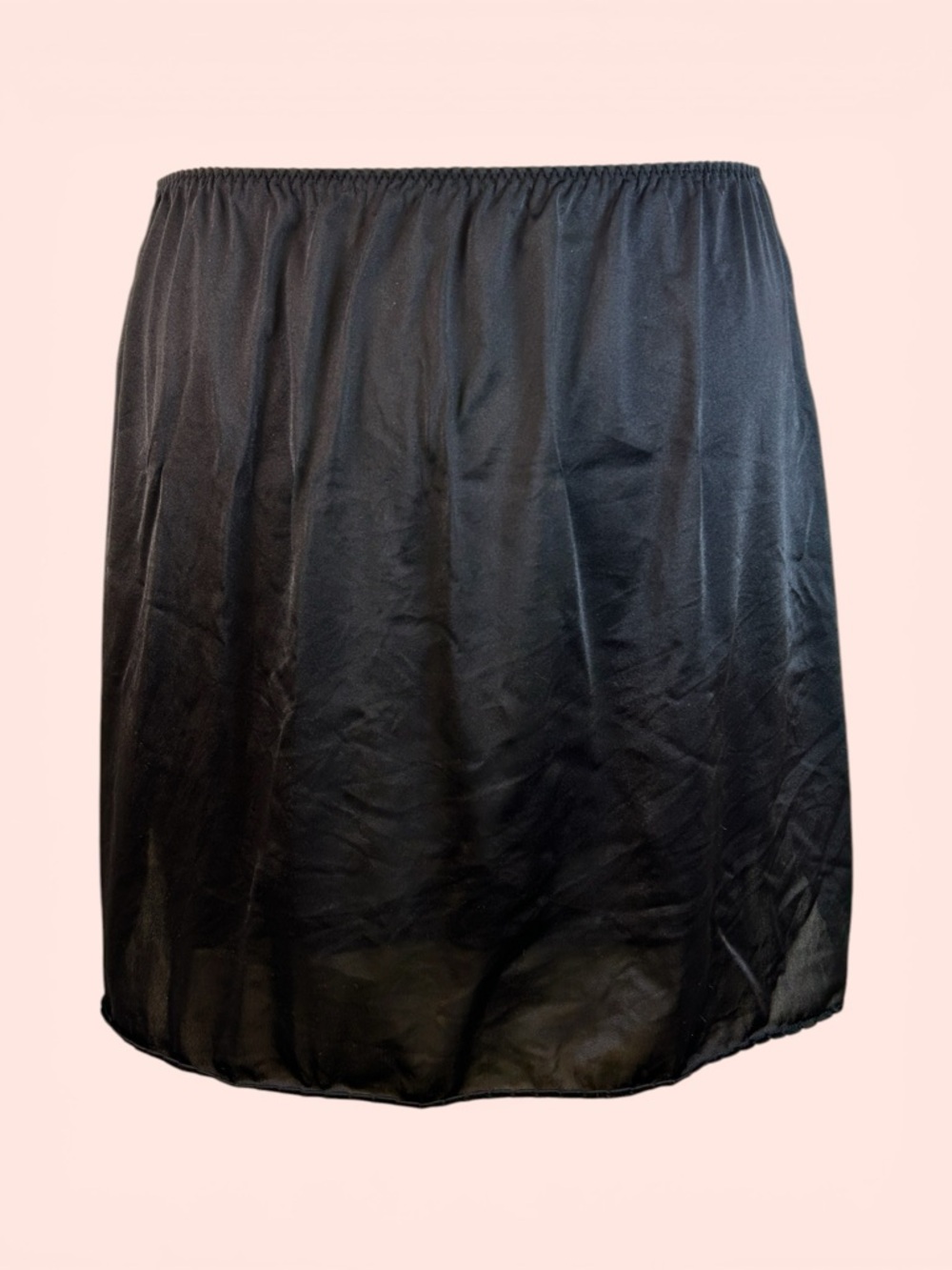 Vanity Fair Women’s Size 18/XL/44 Black Pull-On Half Slip